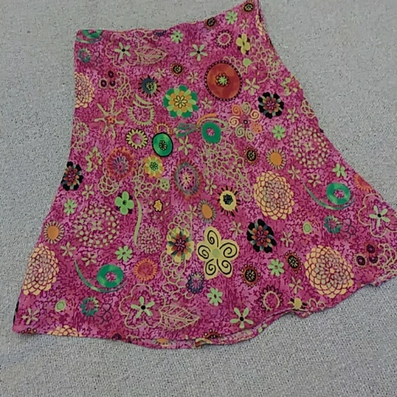 Ilyse Hart Ltd Dresses & Skirts - EUC Flowy Abstract Floral Skirt